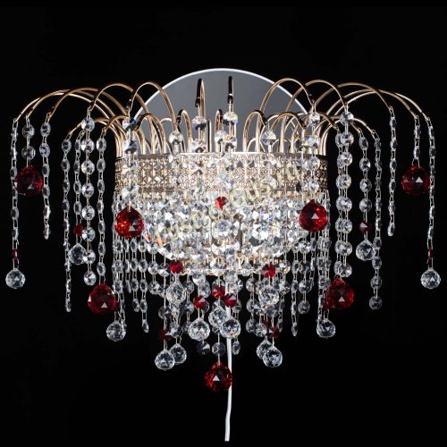 Бра Агата Венеция шар красная в Магнитогорске Гусь Хрустальный