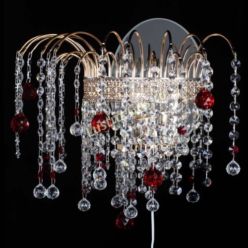 Бра Агата Венеция шар красная в Магнитогорске Гусь Хрустальный