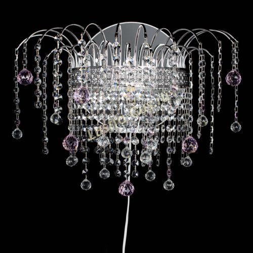 Бра Агата Венеция шар розовая в Магнитогорске Гусь Хрустальный