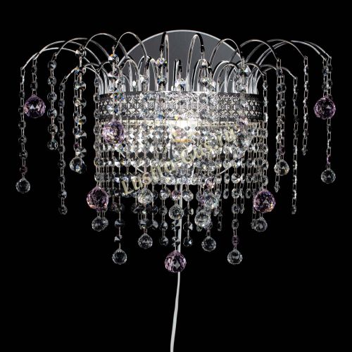 Бра Агата Венеция шар розовая в Магнитогорске Гусь Хрустальный