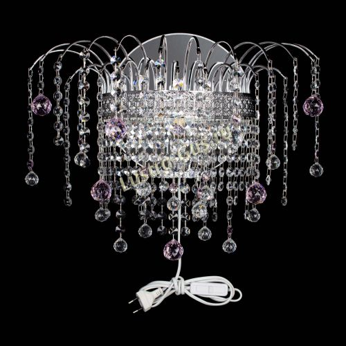 Бра Агата Венеция шар розовая в Магнитогорске Гусь Хрустальный