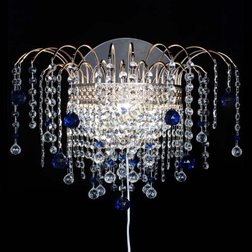 Бра Агата Венеция шар синяя в Магнитогорске Гусь Хрустальный