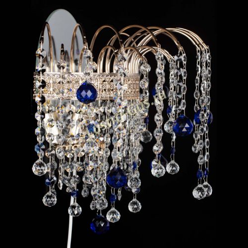 Бра Агата Венеция шар синяя в Магнитогорске Гусь Хрустальный