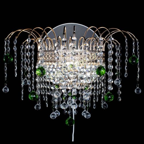 Бра Агата Венеция шар зеленая в Магнитогорске Гусь Хрустальный