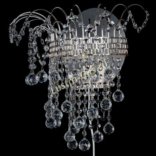 Бра Акация шар с зеркалом в Магнитогорске Гусь Хрустальный