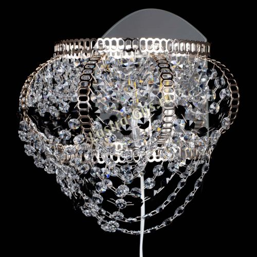 Бра Альфа №1 черная в Магнитогорске Гусь Хрустальный