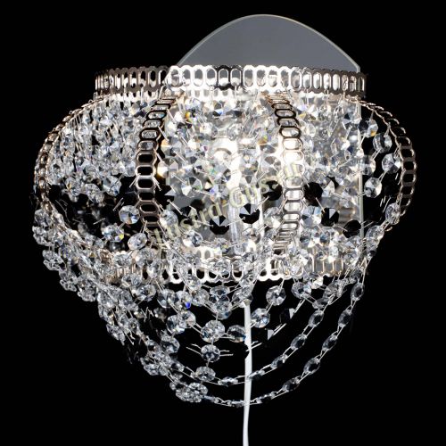 Бра Альфа №1 черная в Магнитогорске Гусь Хрустальный