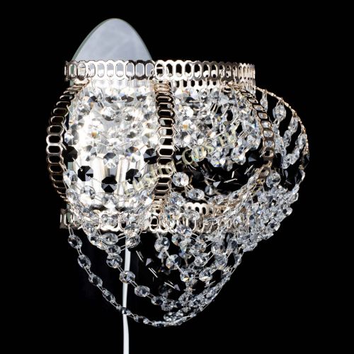 Бра Альфа №1 черная в Магнитогорске Гусь Хрустальный