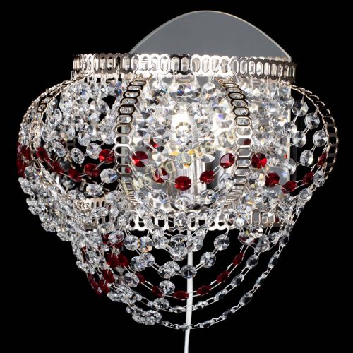 Бра Альфа №1 красная в Магнитогорске Гусь Хрустальный