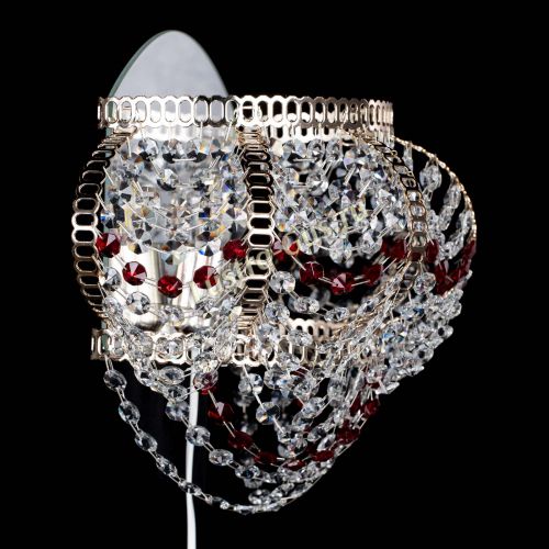 Бра Альфа №1 красная в Магнитогорске Гусь Хрустальный