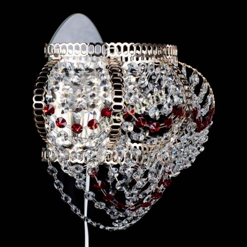 Бра Альфа №1 красная в Магнитогорске Гусь Хрустальный