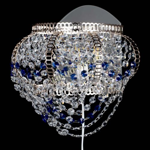 Бра Альфа №1 синяя в Магнитогорске Гусь Хрустальный