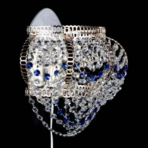 Бра Альфа №1 синяя в Магнитогорске Гусь Хрустальный