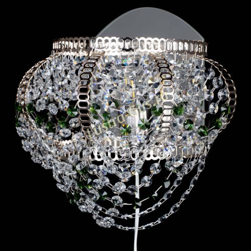 Бра Альфа №1 зеленая в Магнитогорске Гусь Хрустальный