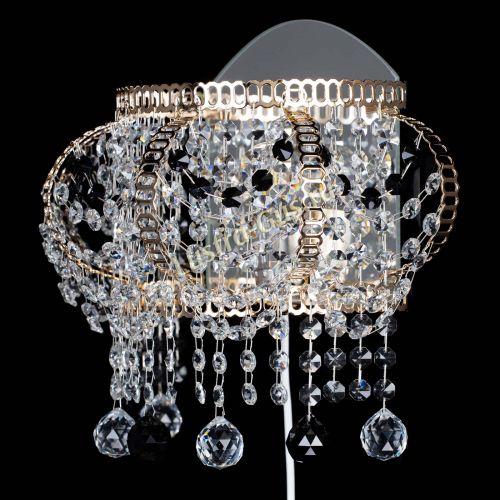 Бра Альфа №2 черная в Магнитогорске Гусь Хрустальный