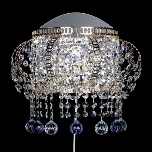 Бра Альфа №2 фиолетовая в Магнитогорске Гусь Хрустальный