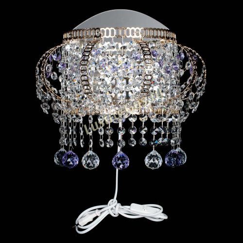 Бра Альфа №2 фиолетовая в Магнитогорске Гусь Хрустальный