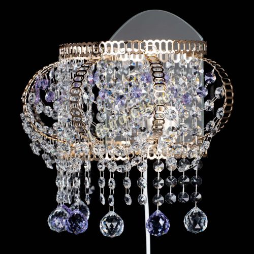 Бра Альфа №2 фиолетовая в Магнитогорске Гусь Хрустальный