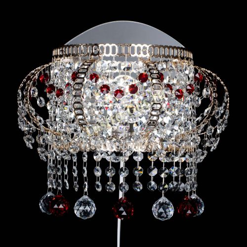 Бра Альфа №2 красная в Магнитогорске Гусь Хрустальный