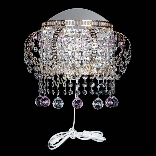 Бра Альфа №2 розовая в Магнитогорске Гусь Хрустальный