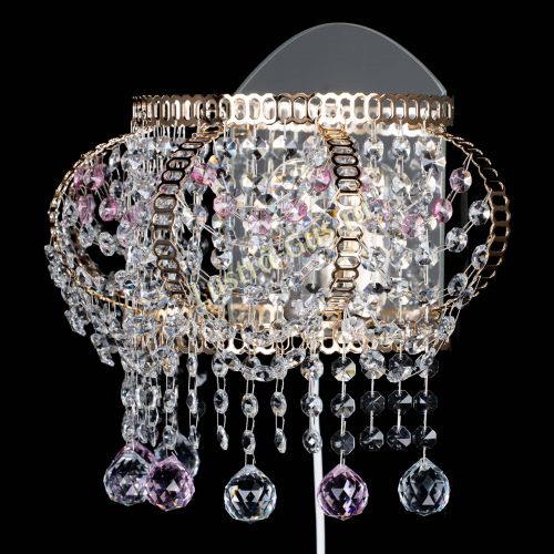 Бра Альфа №2 розовая в Магнитогорске Гусь Хрустальный