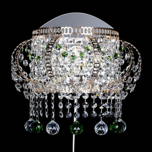 Бра Альфа №2 зеленая в Магнитогорске Гусь Хрустальный