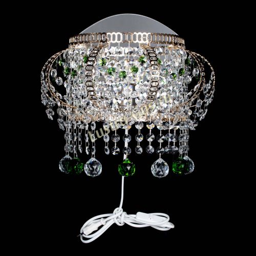 Бра Альфа №2 зеленая в Магнитогорске Гусь Хрустальный