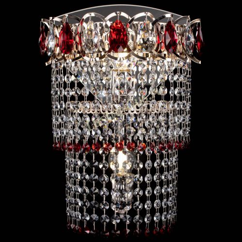 Бра Астра №2 оптикон красная в Магнитогорске Гусь Хрустальный