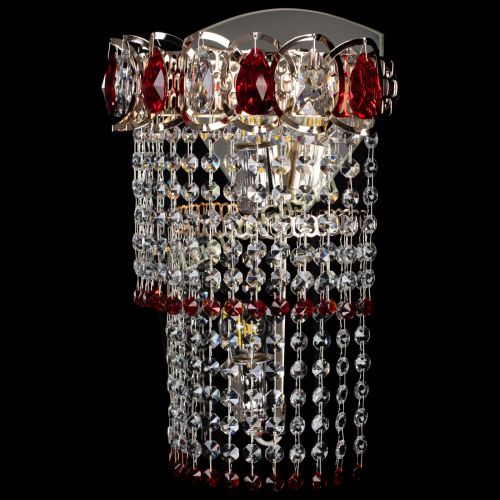 Бра Астра №2 оптикон красная в Магнитогорске Гусь Хрустальный