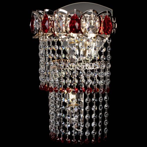 Бра Астра №2 оптикон красная в Магнитогорске Гусь Хрустальный