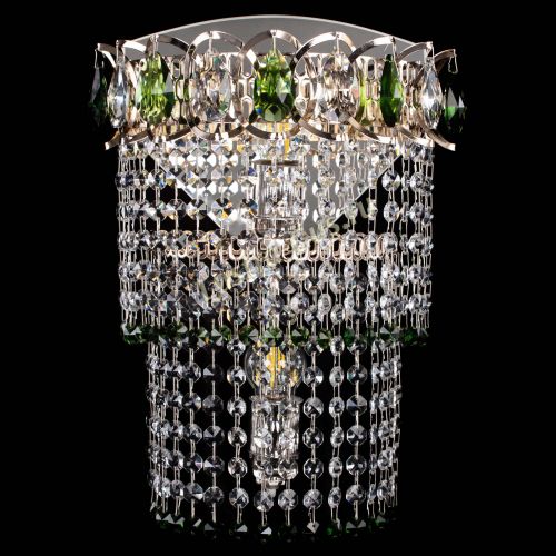 Бра Астра №2 оптикон зеленая в Магнитогорске Гусь Хрустальный