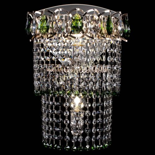 Бра Астра №2 оптикон зеленая в Магнитогорске Гусь Хрустальный