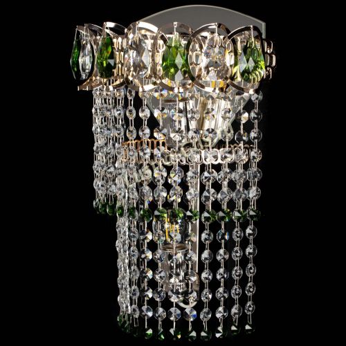 Бра Астра №2 оптикон зеленая в Магнитогорске Гусь Хрустальный