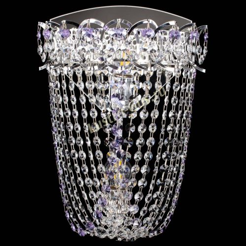 Бра Астра ажур №2 фиолетовая в Магнитогорске Гусь Хрустальный