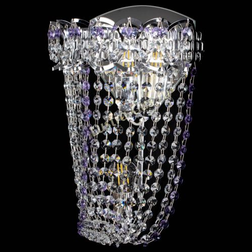 Бра Астра ажур №2 фиолетовая в Магнитогорске Гусь Хрустальный