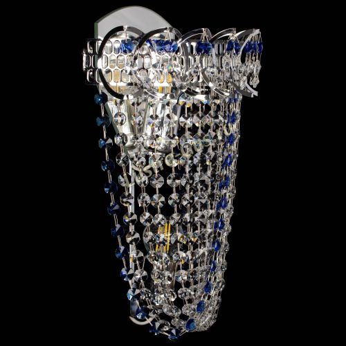 Бра Астра ажур №2 синяя в Магнитогорске Гусь Хрустальный