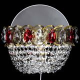 Бра Астра ажур под бронзу красная в Магнитогорске