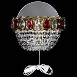 Бра Астра ажур под бронзу красная в Магнитогорске