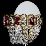 Бра Астра ажур под бронзу красная в Магнитогорске