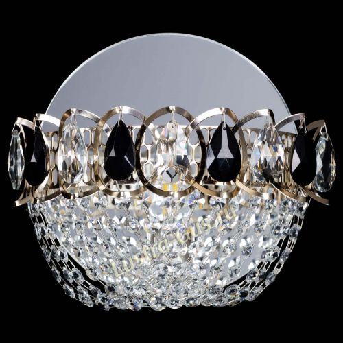 Бра Астра ажур черная в Магнитогорске Гусь Хрустальный