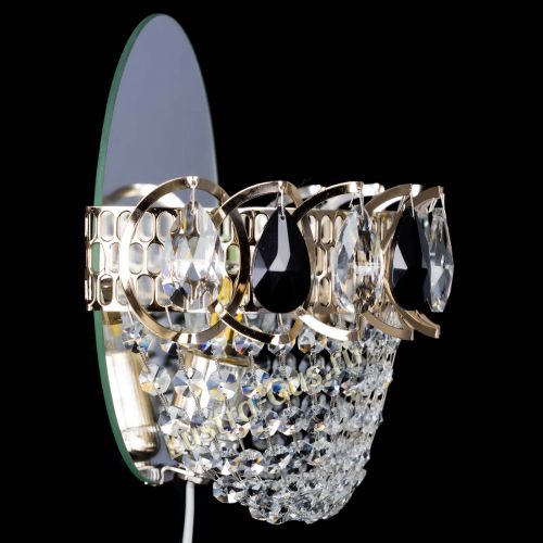 Бра Астра ажур черная в Магнитогорске Гусь Хрустальный