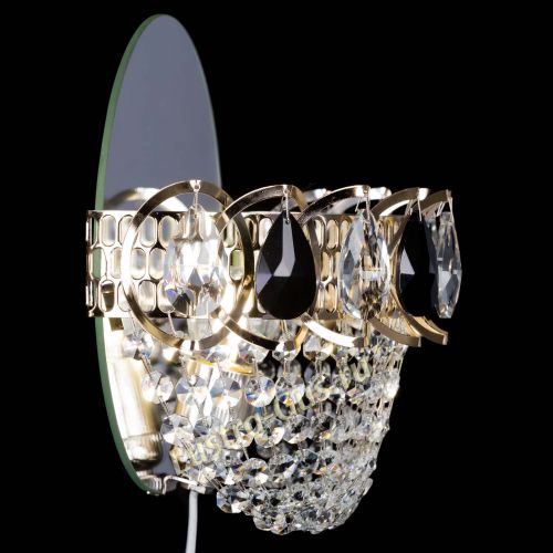 Бра Астра ажур черная в Магнитогорске Гусь Хрустальный