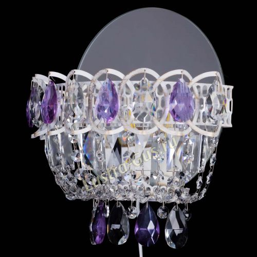 Бра Астра Фиолетовая белая в Магнитогорске Гусь Хрустальный