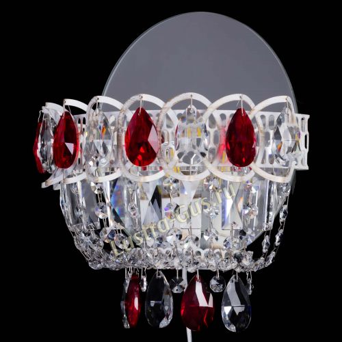 Бра Астра Красная белая  в Магнитогорске Гусь Хрустальный