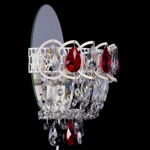 Бра Астра Красная белая  в Магнитогорске Гусь Хрустальный