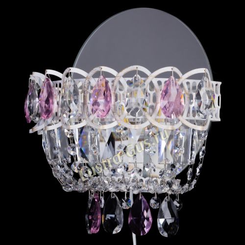 Бра Астра Розовая белая в Магнитогорске Гусь Хрустальный