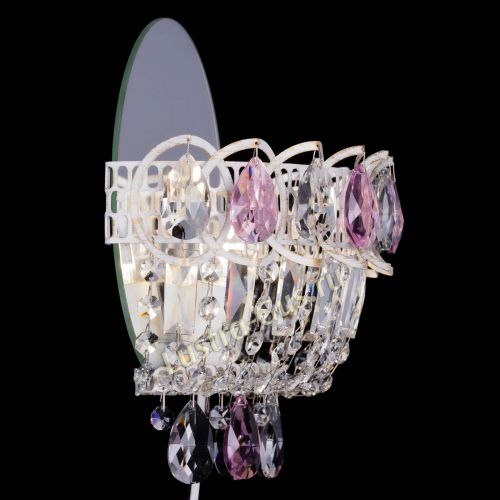 Бра Астра Розовая белая в Магнитогорске Гусь Хрустальный