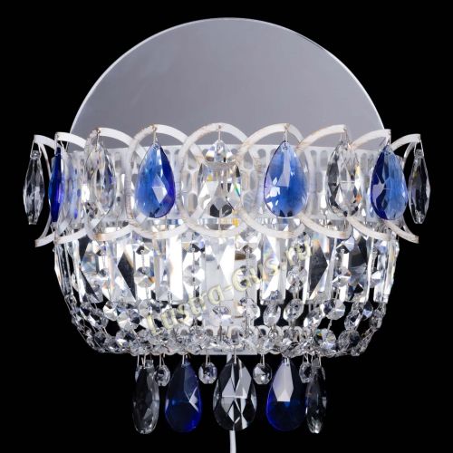 Бра Астра Синяя белая в Магнитогорске Гусь Хрустальный