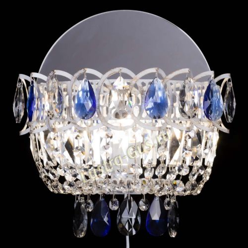 Бра Астра Синяя белая в Магнитогорске Гусь Хрустальный