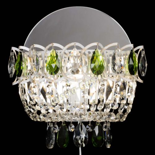 Бра Астра Зеленая белая в Магнитогорске Гусь Хрустальный